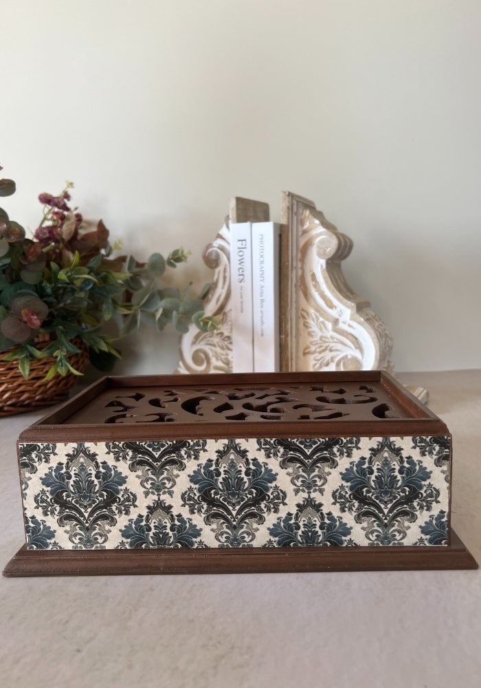 Symphony Carved Box - Damask