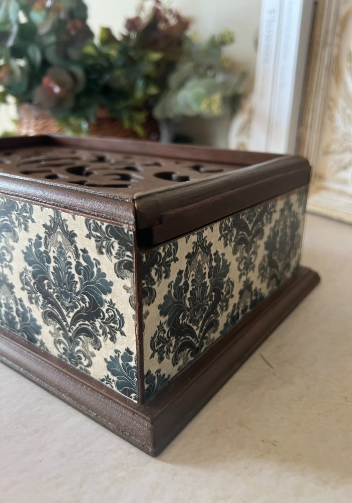 Symphony Carved Box - Damask