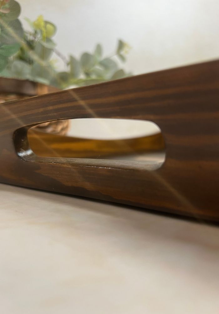 Wooden Rectangle Tray - Floral Chaos