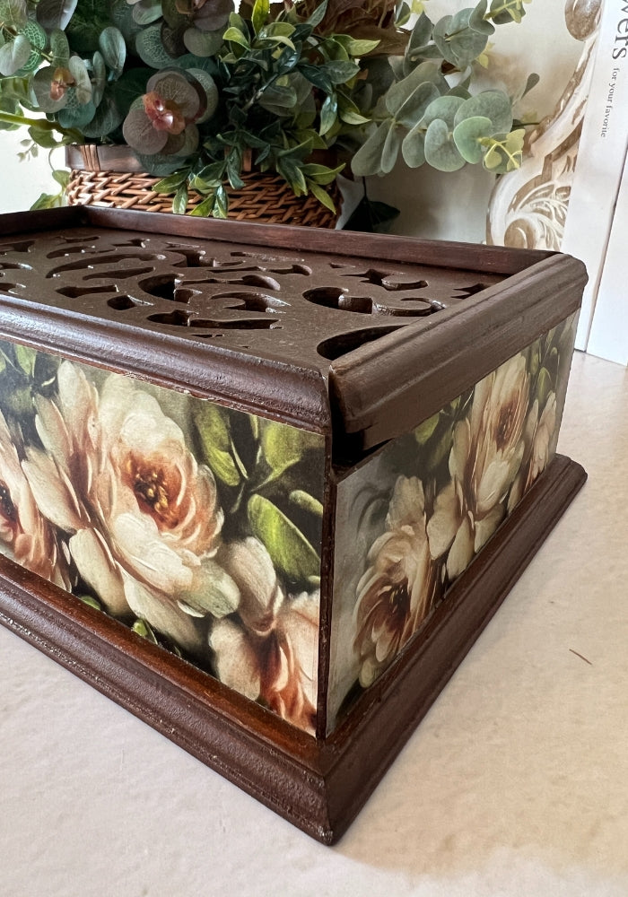 Symphony Carved Box - Blooms