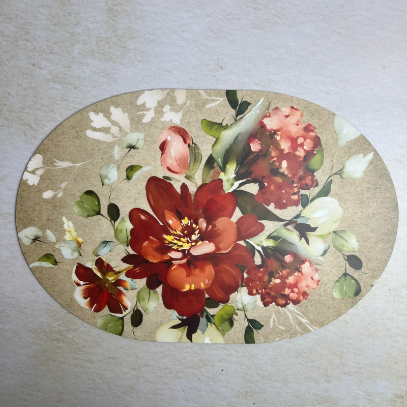 Dining Table Placemats - Crimson