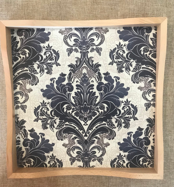 Square Tray - Luxury Series - Damask