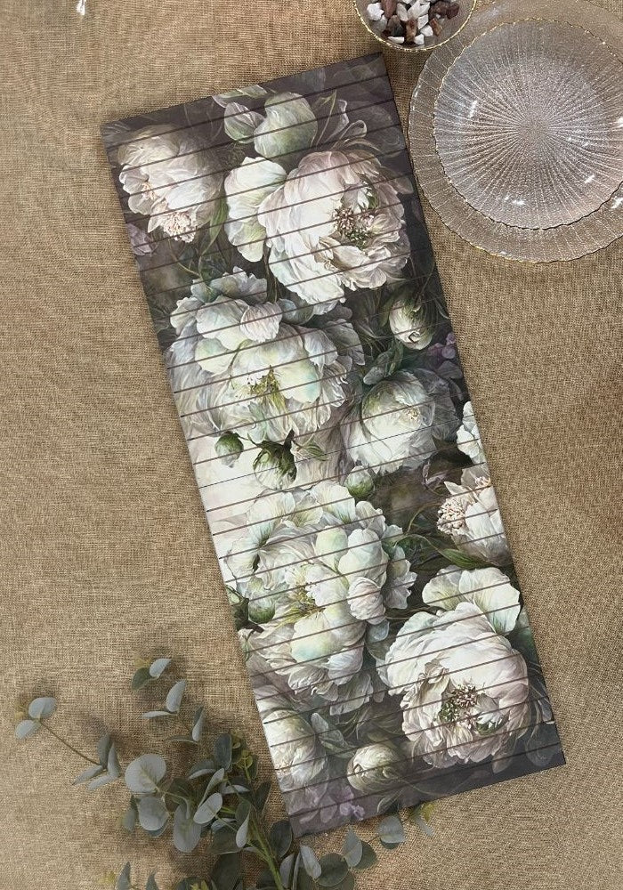 Wooden Collapsible Runner - Dancing Peonies