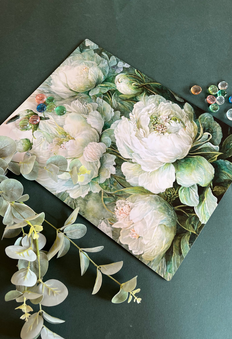 Dining Table Placemats - Dancing Peonies