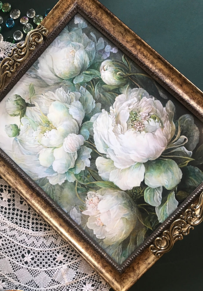 Frame Tray - Dancing Peonies