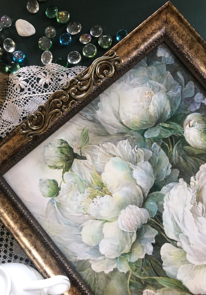 Frame Tray - Dancing Peonies