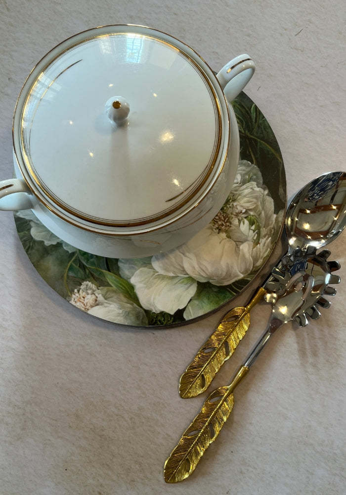 Dining Table Trivets - Dancing Peonies