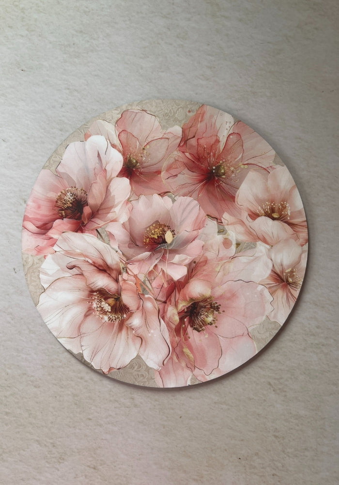 Dining Table Trivets - Floral Blush