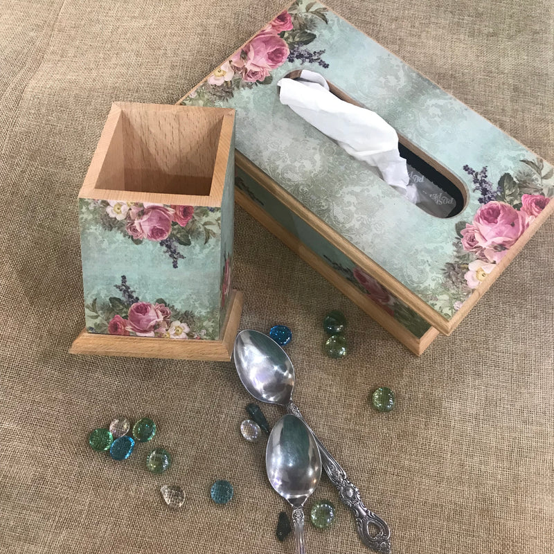 Tissue Box - The Luxury Series - Floral Fantasy