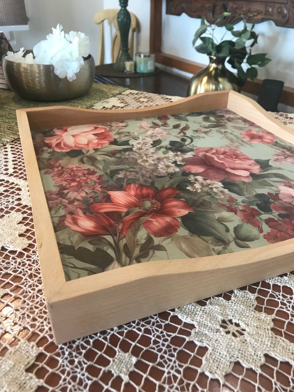 Square Tray - Luxury Series - Floral Melody