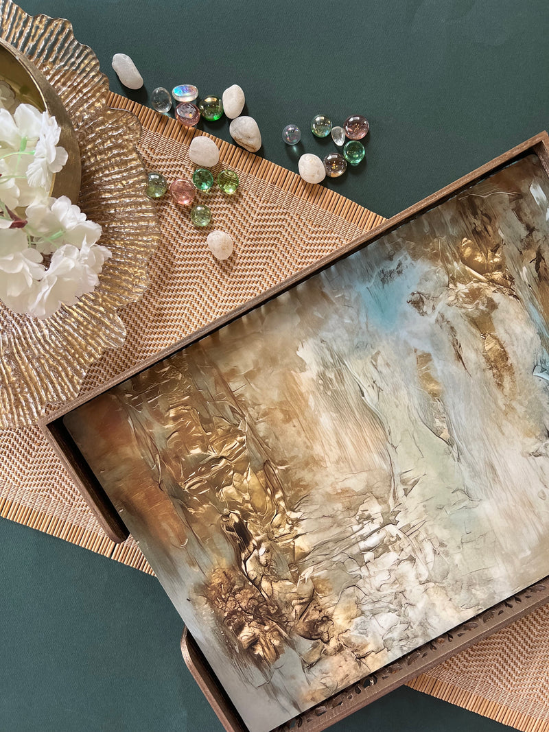 Dining Table Placemats - Golden Hues