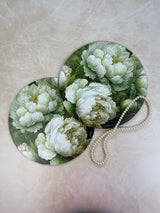 Dining Table Trivets - (Round or Square) - Dancing Peonies