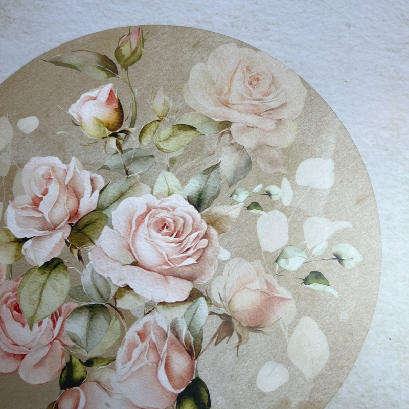 Dining Table Placemats - Pretty Roses