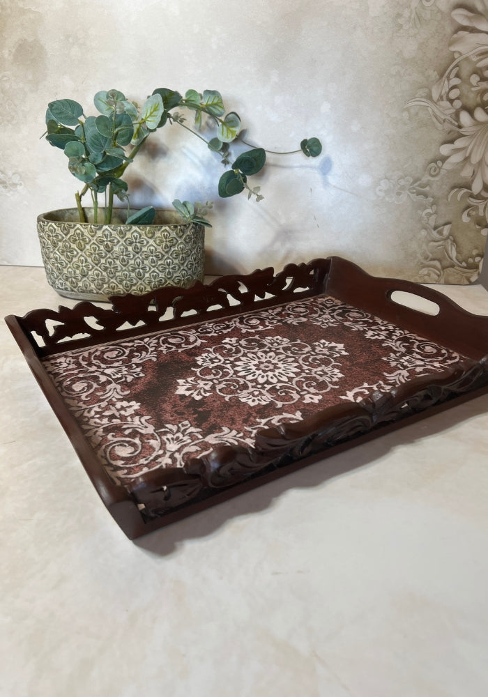 Symphony Carved Tray - Ornament