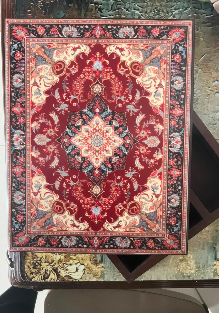 Wooden Cutlery Box - Persian Charm