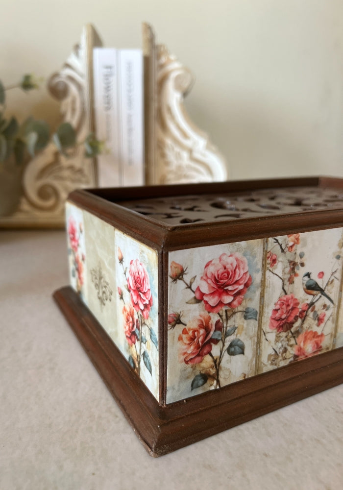 Symphony Carved Box - Pink Blossom