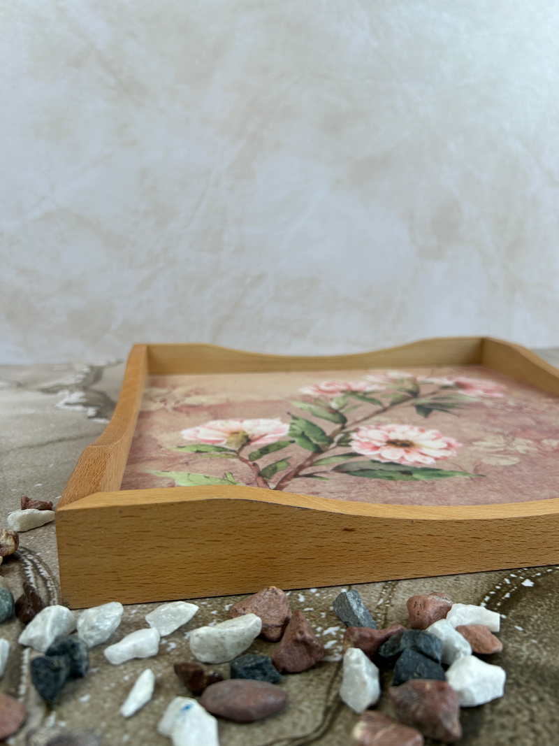 Square Tray - Luxury Series - Pink Blossom