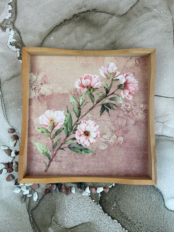 Square Tray - Luxury Series - Pink Blossom