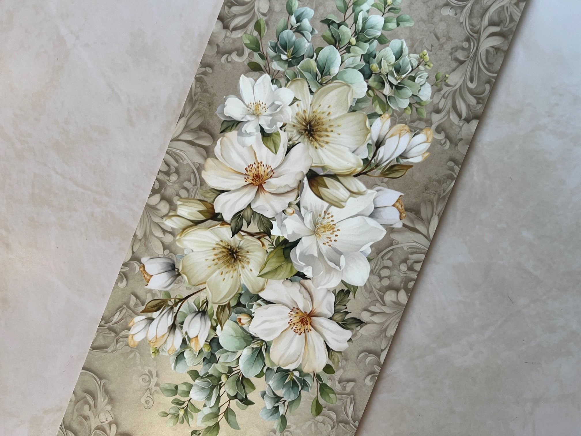 Wooden Flat Runner - Soft Blossom