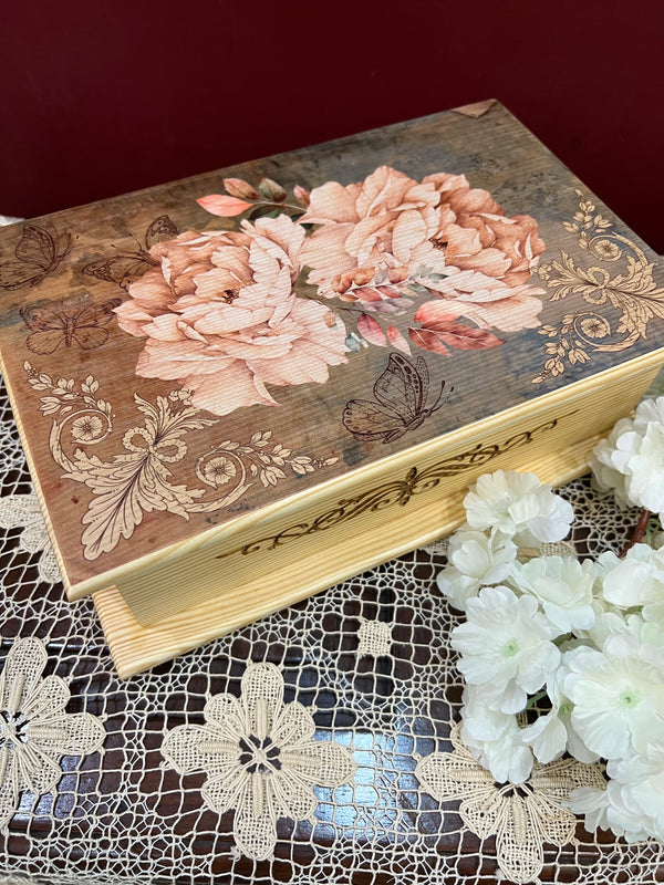 Keepsake Box - Pretty Peonies