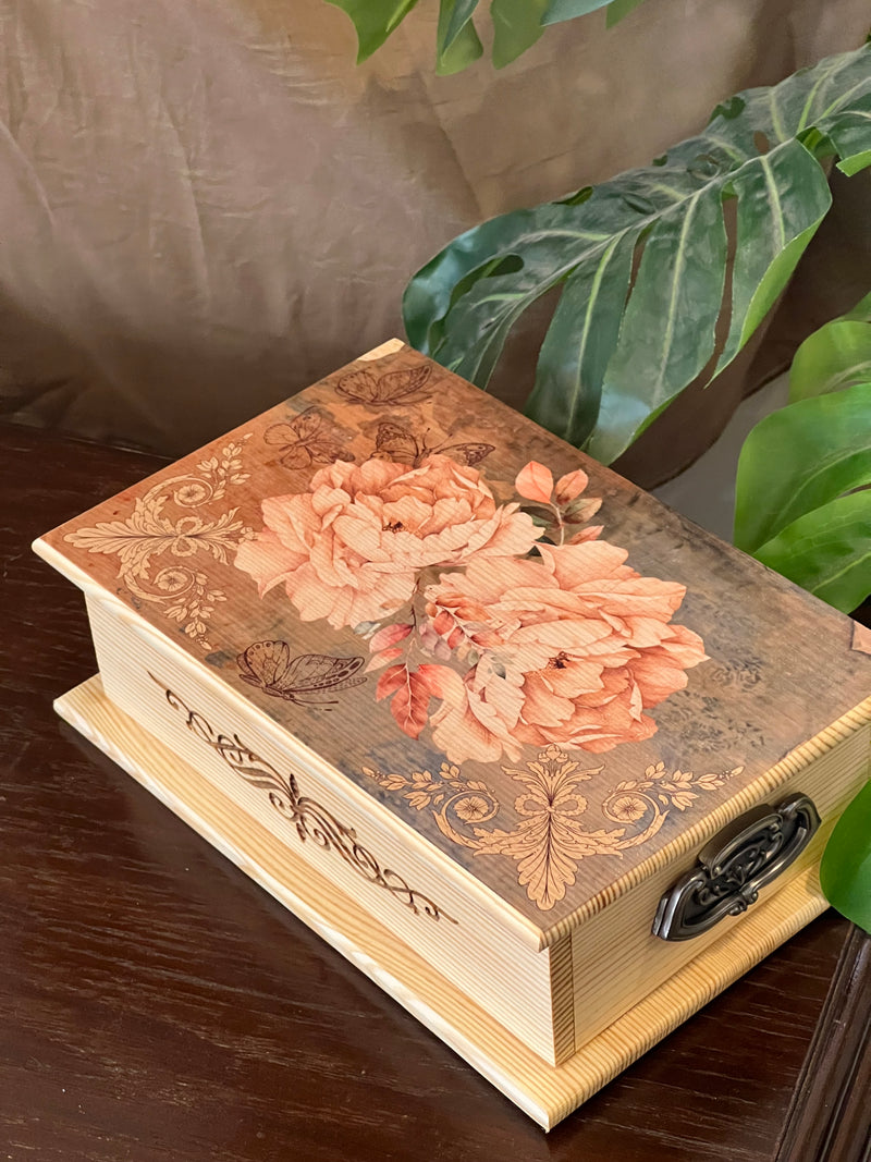 Keepsake Box - Pretty Peonies