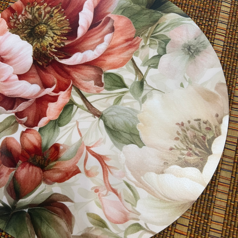 Dining Table Trivets - (Round or Square) - Floral Dance