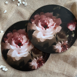 Dining Table Trivets - (Round) - Watercolor Florals