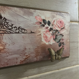 Wall Plaque - Pink Roses