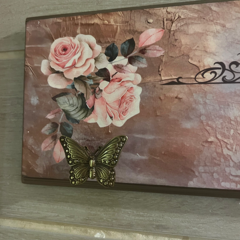 Wall Plaque - Pink Roses