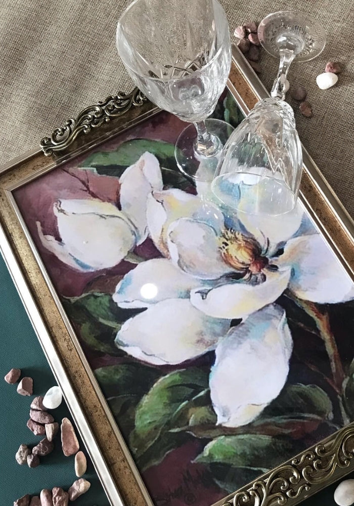 Frame Tray - White Magnolia