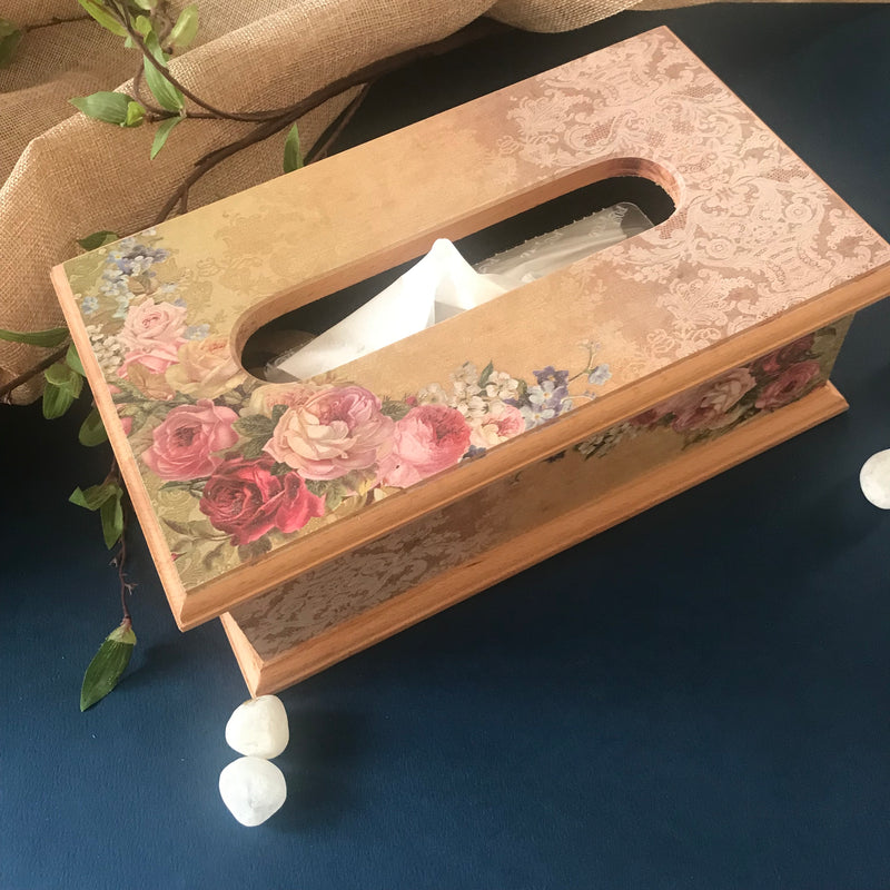 Tissue Box - The Luxury Series - Floral Sunshine